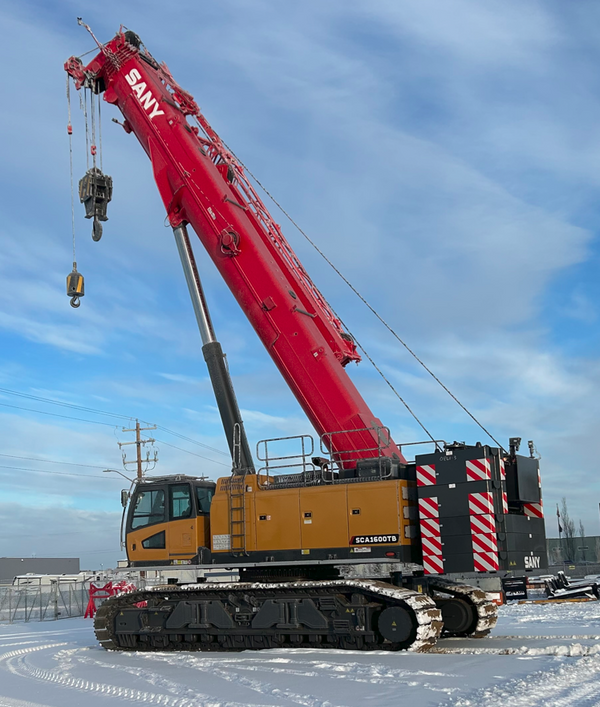 2024 SANY SCA1600TB TELESCOPIC BOOM CRAWLER CRANE (STOCK# L001217)